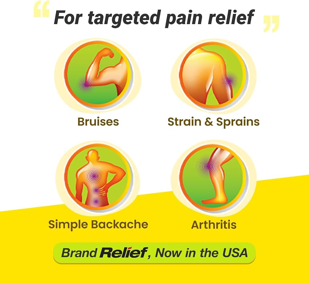 Amrutanjan Relief Strong Pain Balm for Men & Women - Joint & Muscle Pain Relief Rub, Topical Ointment Rub for Arthritis, Bruises, Backache, Knees, Joints, Strains & Sprains, Fast Acting- 1.76 oz (50g) - Image 6