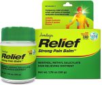 Amrutanjan Relief Strong Pain Balm for Men & Women - Joint & Muscle Pain Relief Rub, Topical Ointment Rub for Arthritis, Bruises, Backache, Knees, Joints, Strains & Sprains, Fast Acting- 1.76 oz (50g)