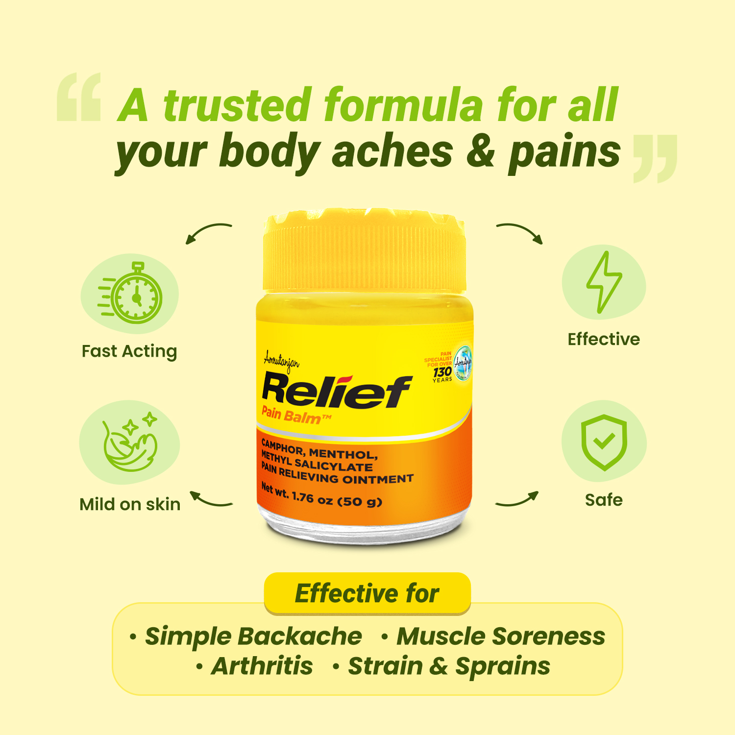 Amrutanjan Relief Strong Pain Balm - Image 6